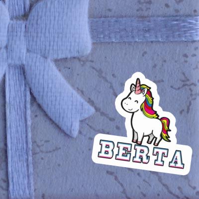 Licorne Autocollant Berta Laptop Image