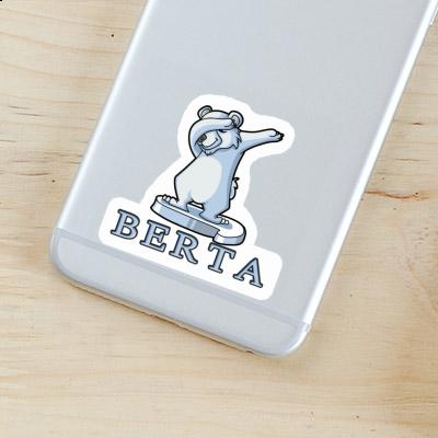 Sticker Berta Bear Laptop Image