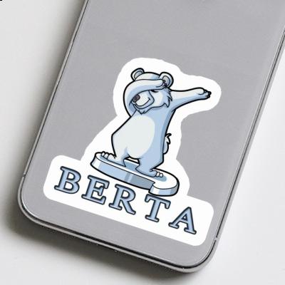 Sticker Berta Bear Notebook Image