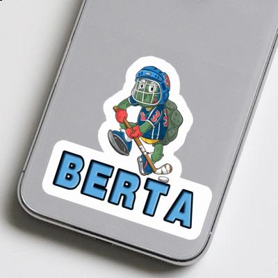 Berta Sticker Hockey Player Gift package Image