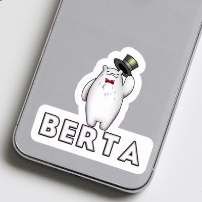 Berta Autocollant Ours polaire Laptop Image