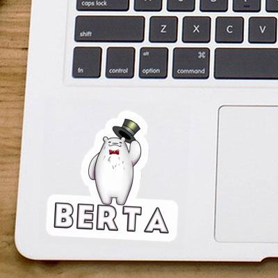 Berta Sticker Eisbär Laptop Image