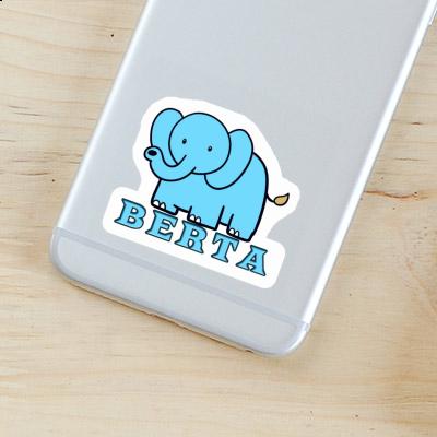 Sticker Elephant Berta Notebook Image