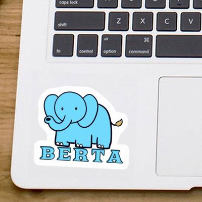 Sticker Elephant Berta Image