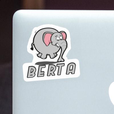 Berta Sticker Jumping Elephant Notebook Image