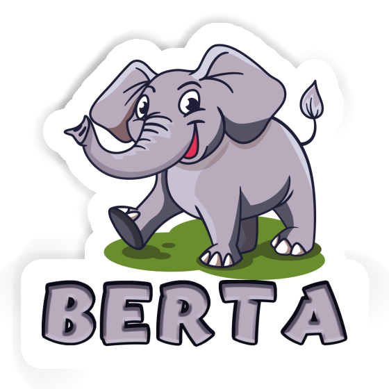 Elephant Sticker Berta Notebook Image