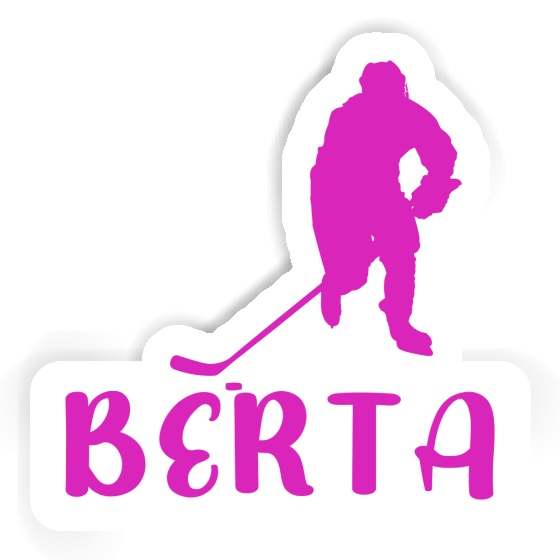 Berta Sticker Hockey Player Image