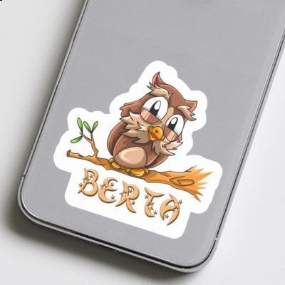 Berta Sticker Owl Laptop Image