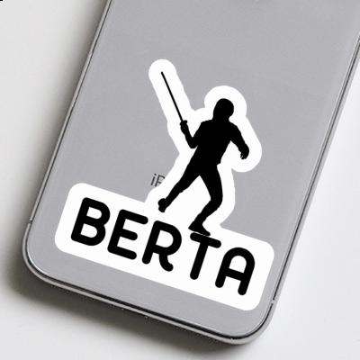 Autocollant Escrimeur Berta Laptop Image