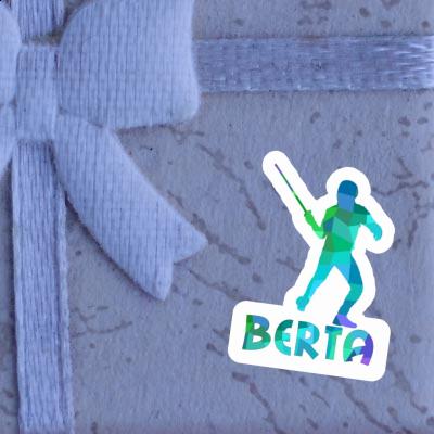 Sticker Berta Fencer Notebook Image