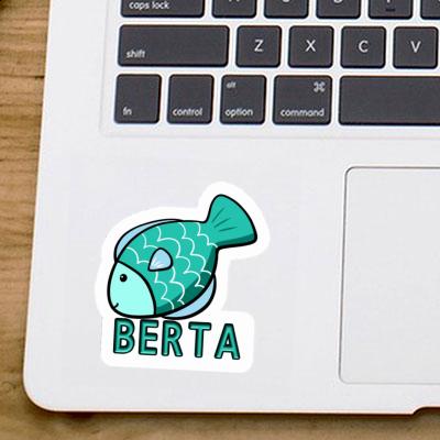 Fish Sticker Berta Notebook Image