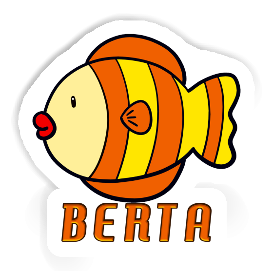 Fisch Aufkleber Berta Image