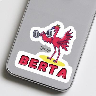 Sticker Weight Lifter Berta Notebook Image