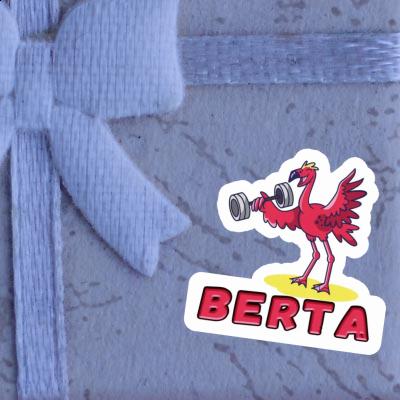 Sticker Weight Lifter Berta Notebook Image