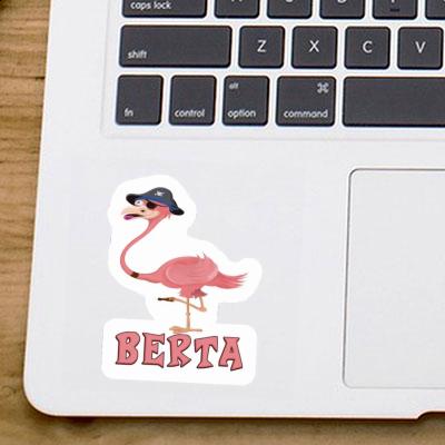 Flamingo Sticker Berta Gift package Image