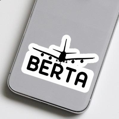 Berta Sticker Flugzeug Laptop Image