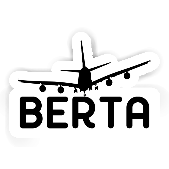 Berta Sticker Flugzeug Gift package Image