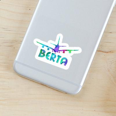 Berta Sticker Flugzeug Image