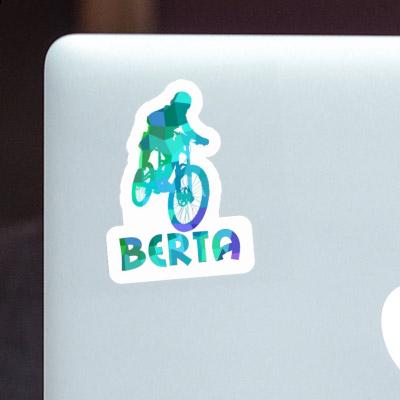 Freeride Biker Autocollant Berta Laptop Image