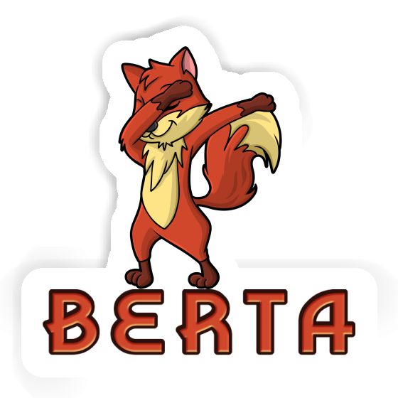 Berta Autocollant Renard Image