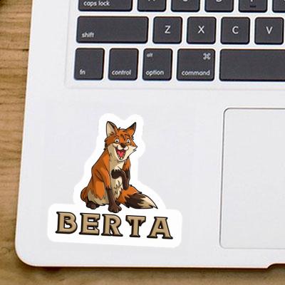 Berta Sticker Fox Notebook Image