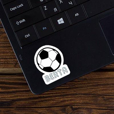 Fussball Sticker Berta Laptop Image