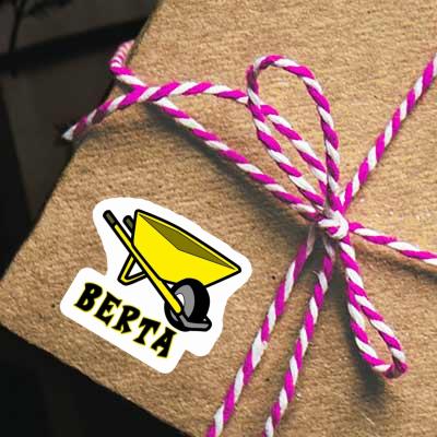 Sticker Wheelbarrow Berta Notebook Image