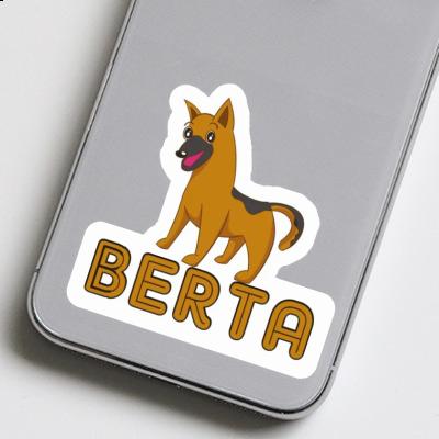 Sticker German Shepherd Berta Notebook Image