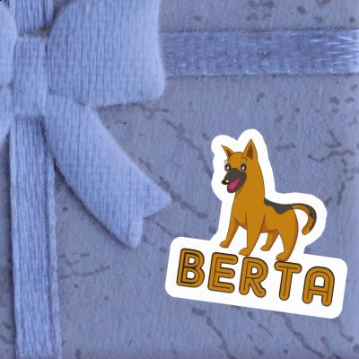 Sticker German Shepherd Berta Gift package Image