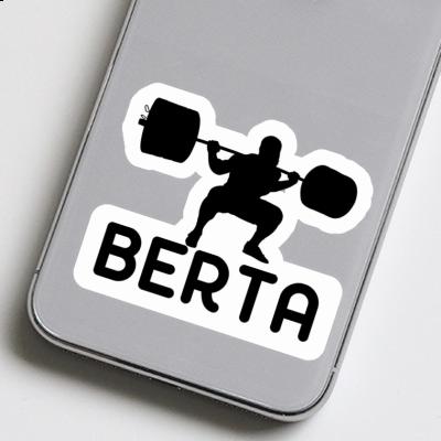 Berta Sticker Weightlifter Image