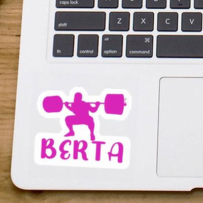 Sticker Weightlifter Berta Image