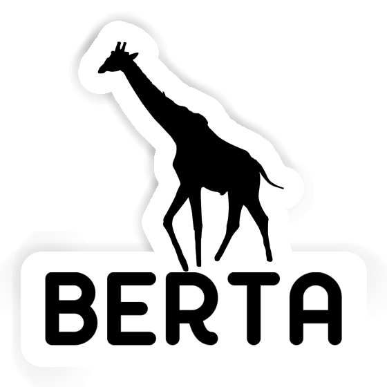 Giraffe Sticker Berta Gift package Image