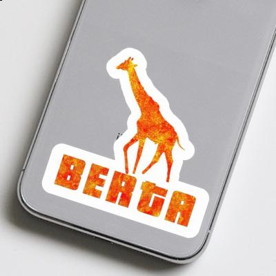 Berta Aufkleber Giraffe Notebook Image