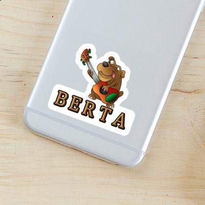 Berta Sticker Guitar Dog Gift package Image