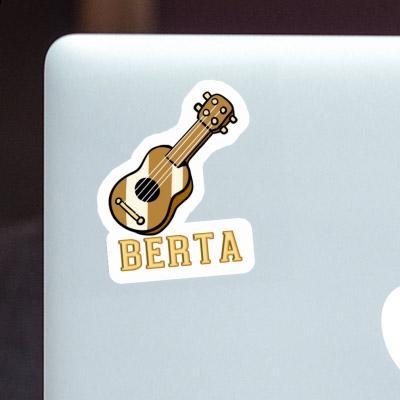 Berta Sticker Guitar Notebook Image