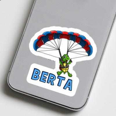 Sticker Berta Gleitschirmflieger Notebook Image