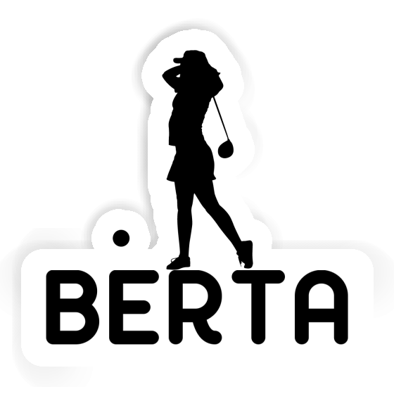 Sticker Berta Golfer Gift package Image