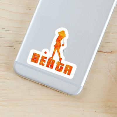 Berta Sticker Golfer Gift package Image