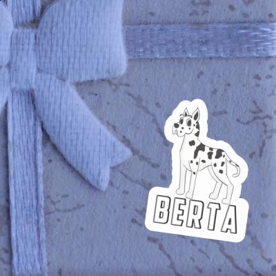 Aufkleber Berta Dogge Gift package Image