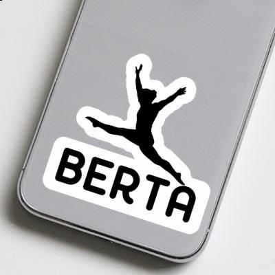 Berta Sticker Gymnast Laptop Image