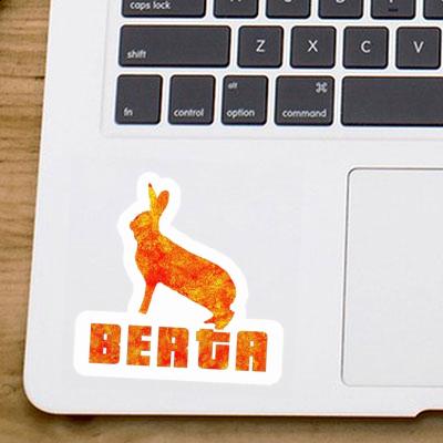 Berta Sticker Rabbit Notebook Image