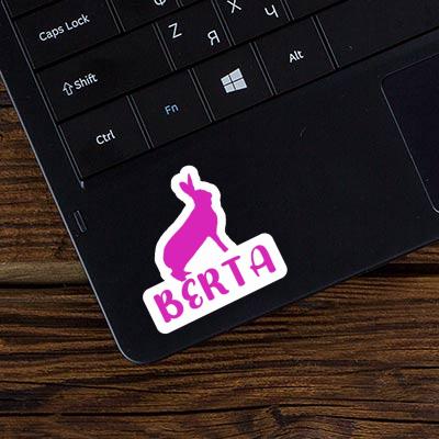 Rabbit Sticker Berta Laptop Image