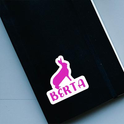 Rabbit Sticker Berta Notebook Image