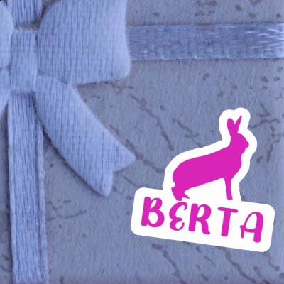 Rabbit Sticker Berta Laptop Image