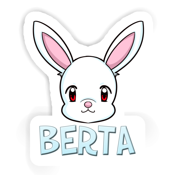 Berta Autocollant Lapin Image