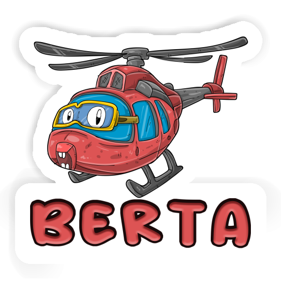 Sticker Helicopter Berta Image