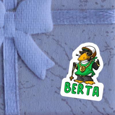 Sticker Berta Hip-Hop Penguin Laptop Image