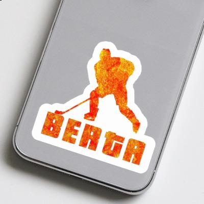 Hockey Player Sticker Berta Image