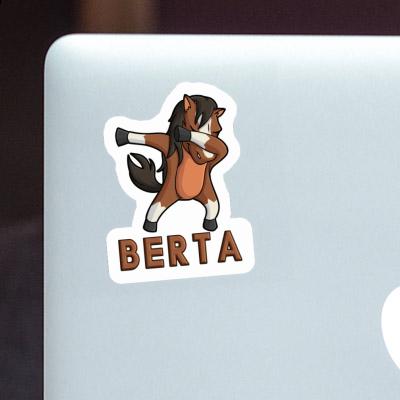 Sticker Pferd Berta Laptop Image