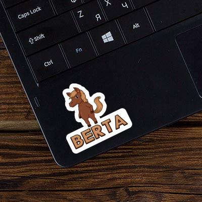 Sticker Pferd Berta Laptop Image